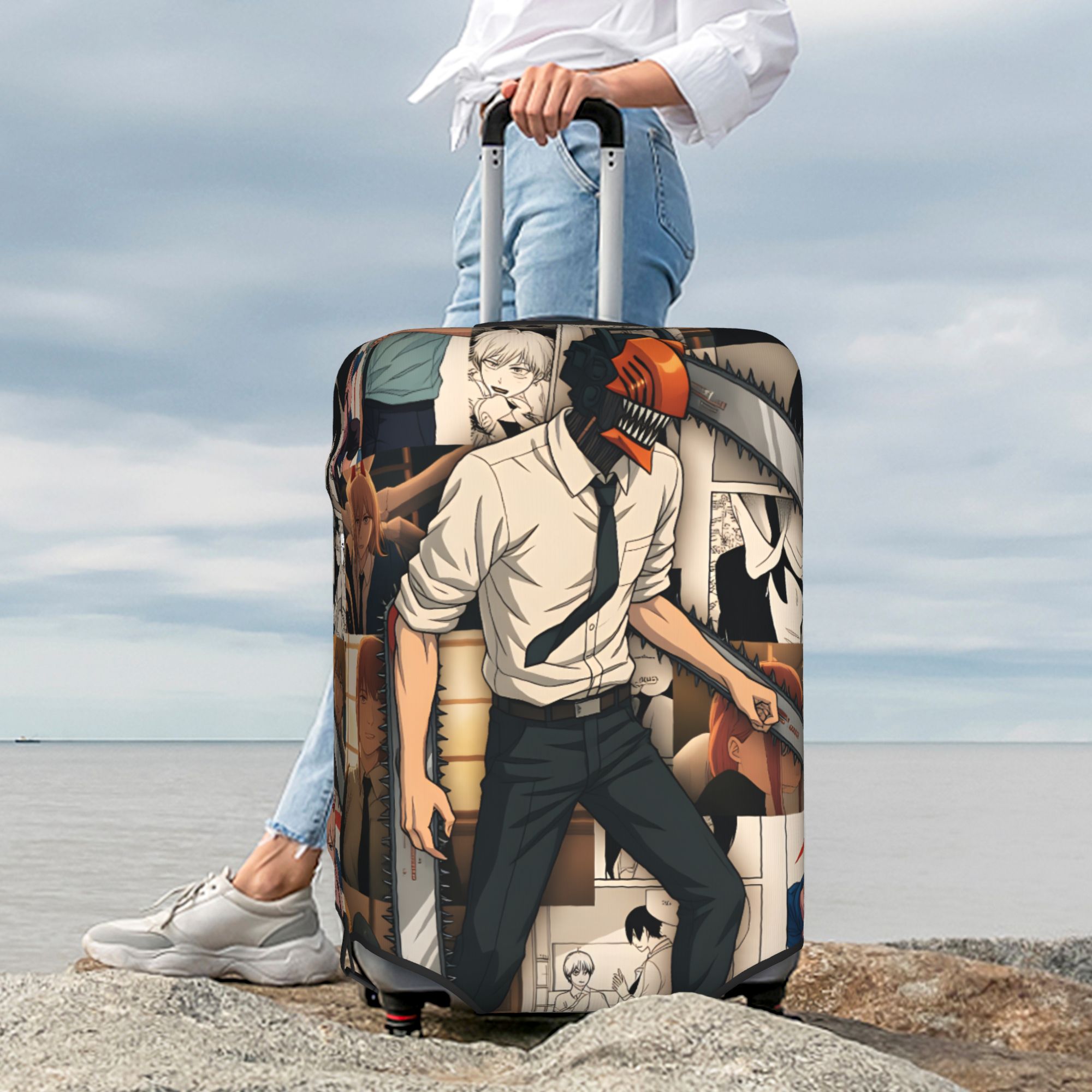 Travel Accessories Bag For Men - Denji Chainsaw Man Power 수하물 커버