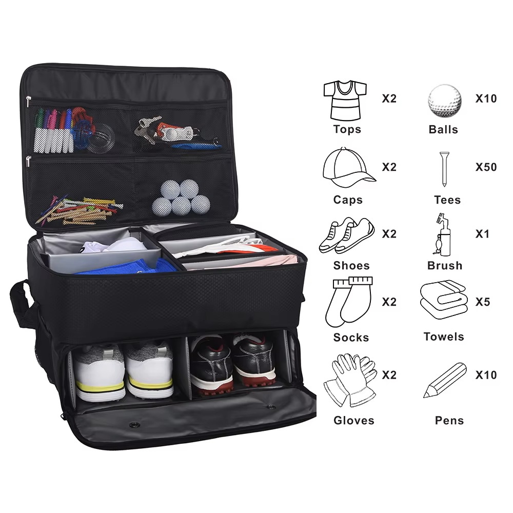 Travel Accessories Bag For Men - 골프 트렁크 정리함 옥스포드 신발 수납칸
