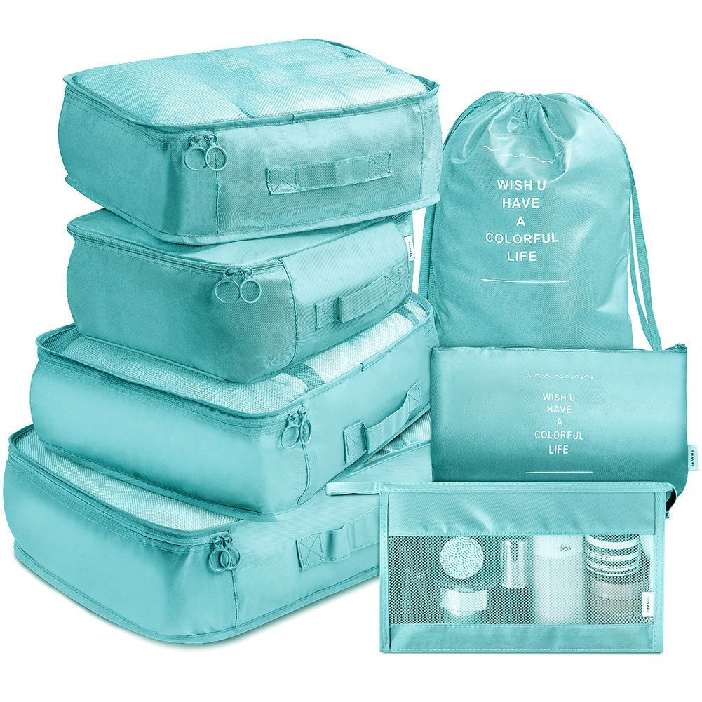 Travel Accessories Organiser - 7개 접이식 여행용 정리 수납 가방