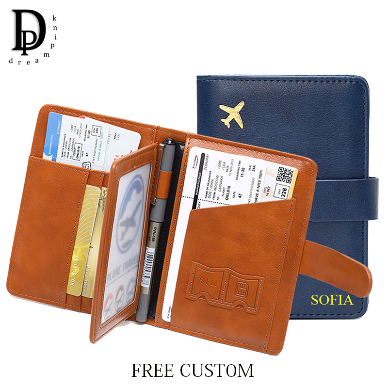 Travel Accessories Bag For Men - 맞춤형 문자 여행 여권 지갑 패션