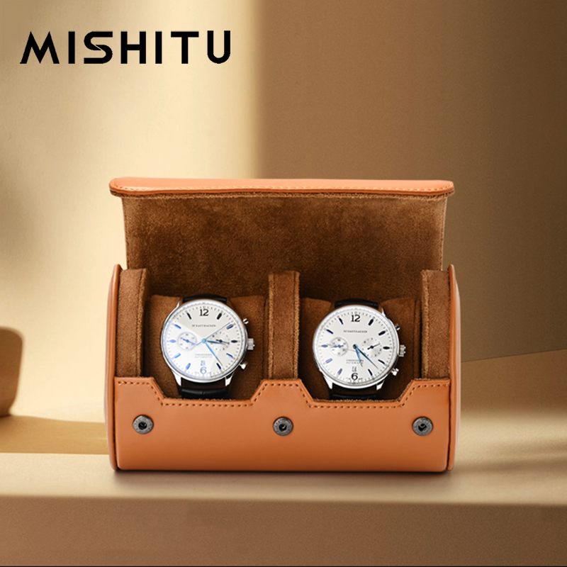 Travel Accessories Bag For Men - MISHITU 1/2/3 슬롯 시계 보관 롤