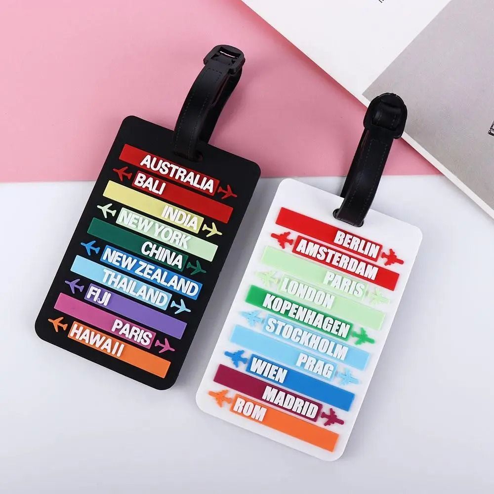 Travel Accessories Name - 여행용 여행 가방 수하물 태그, PVC