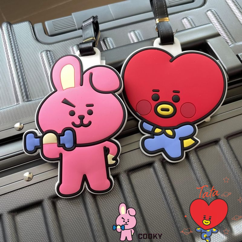 Travel Accessories Gift Set - BT21 만화 귀여운 키체인 카와이 유니섹스
