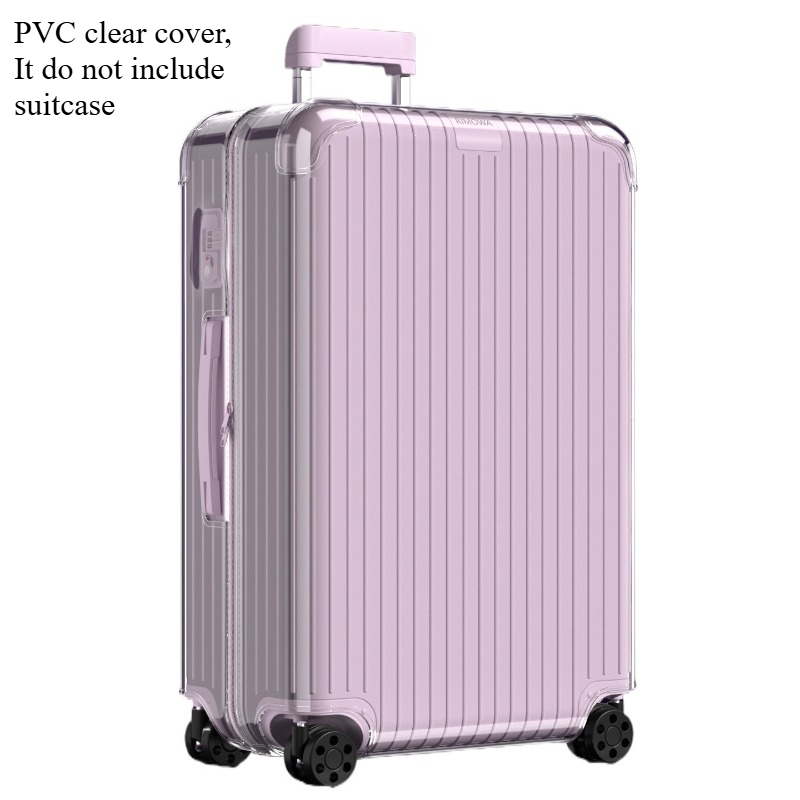 Travel Accessories Rimowa - 투명한 PVC 소재의 여행 가방 커버로,