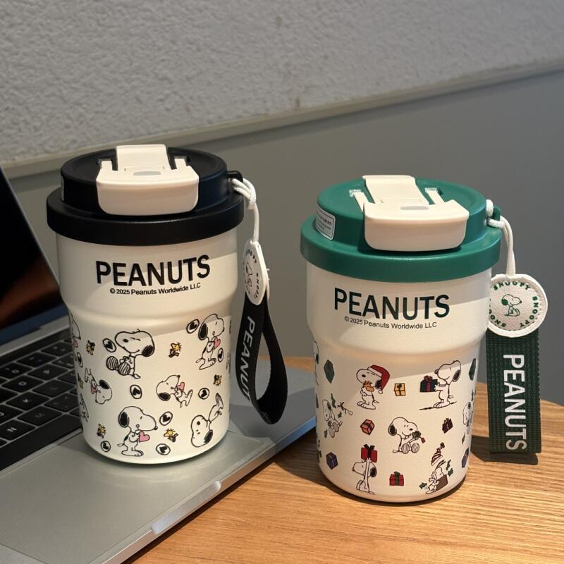 Travel Accessories Bottles - 귀여운 만화 스누피 보온컵 휴대용 커피