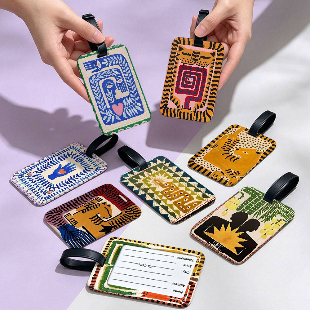 Travel Accessories Egypt - 고대 이집트 호랑이 표범 PVC 러기지