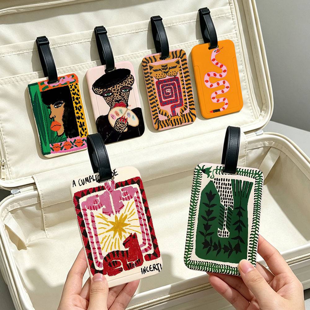 Travel Accessories Egypt - 추상적인 고대 이집트 뱀 표범 PVC