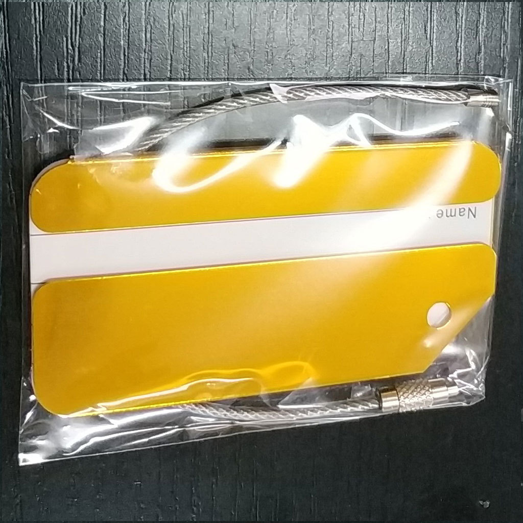 Travel Accessories Name - 알루미늄 금속 러기지 태그 1개, 여행가방