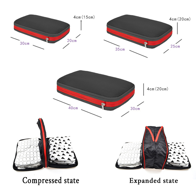 신발 가방과 여행 압축 포장 큐브 휴대용 접는 주최자  - Travel Accessories Organiser 리뷰 및 가격