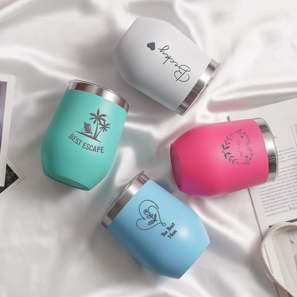 맞춤 이름 하트 스테인리스 스틸 와인 텀블러, 개인 맞 - Travel Accessories Bottles 리뷰 및 가격