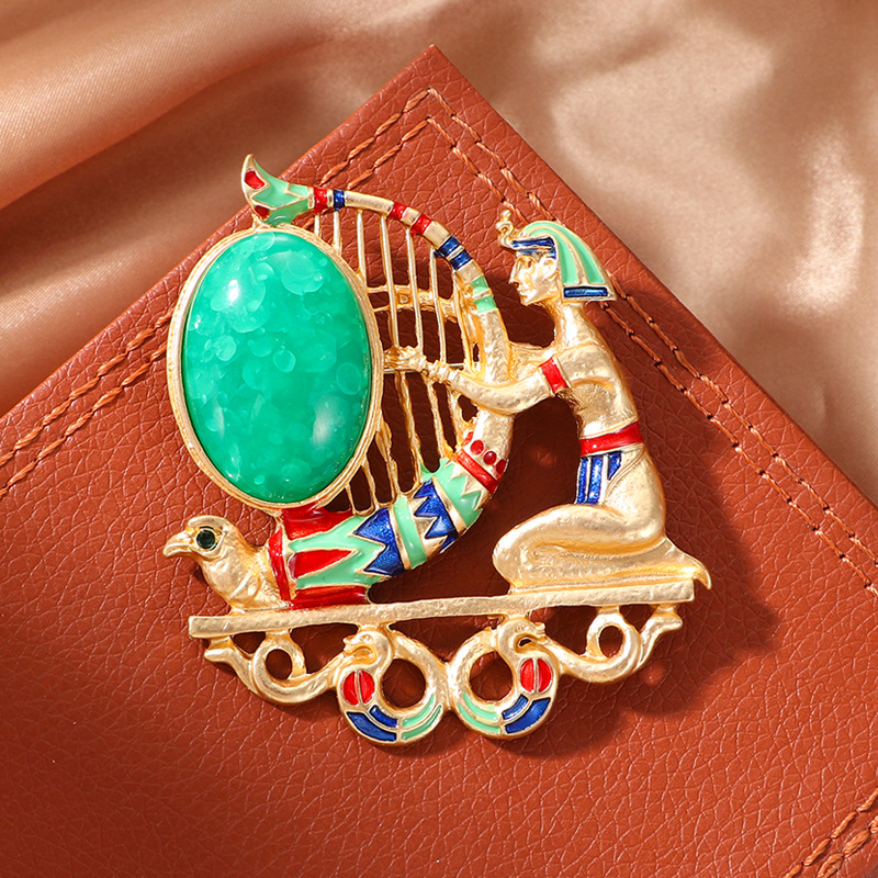 고대 이집트 여행 기념품 브로치, 빈티지 파라오 헤드  - Travel Accessories Egypt 리뷰 및 가격
