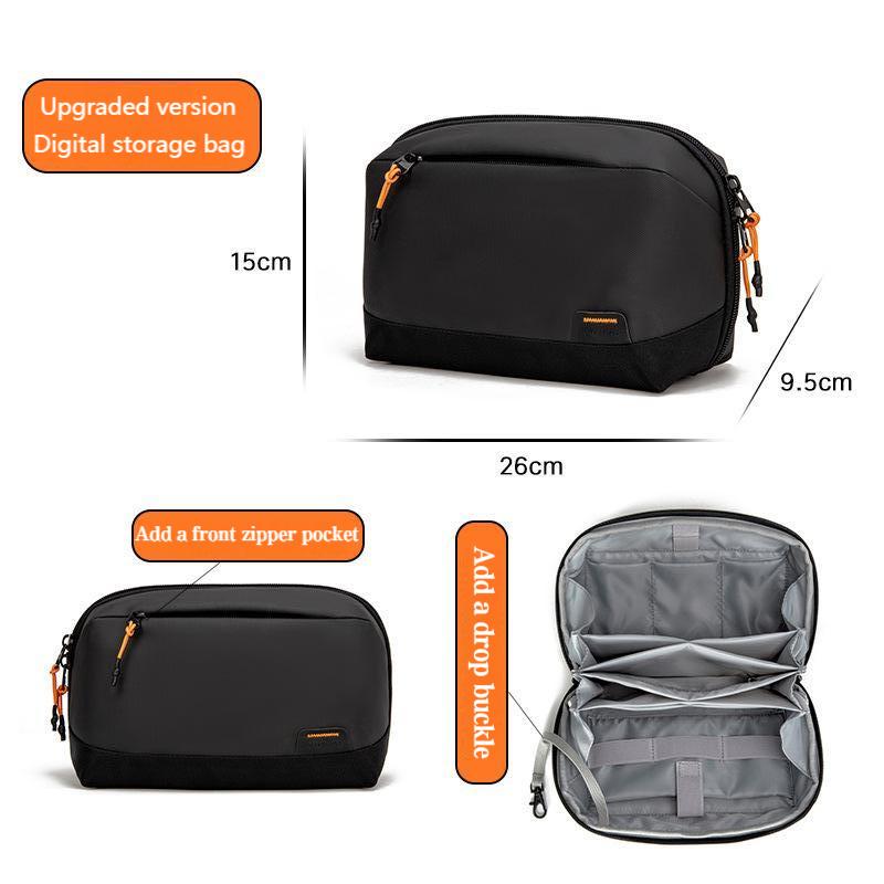 다기능 디지털 액세서리 가방, 업그레이드된 방수 나일론 - Travel Accessories Bag For Men 리뷰 및 가격