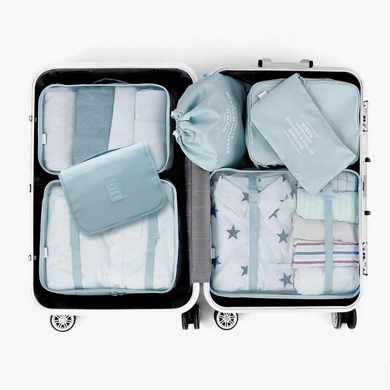 7개 접이식 여행용 정리 수납 가방 세트, 옷장 큐브, - Travel Accessories Organiser 리뷰 및 가격