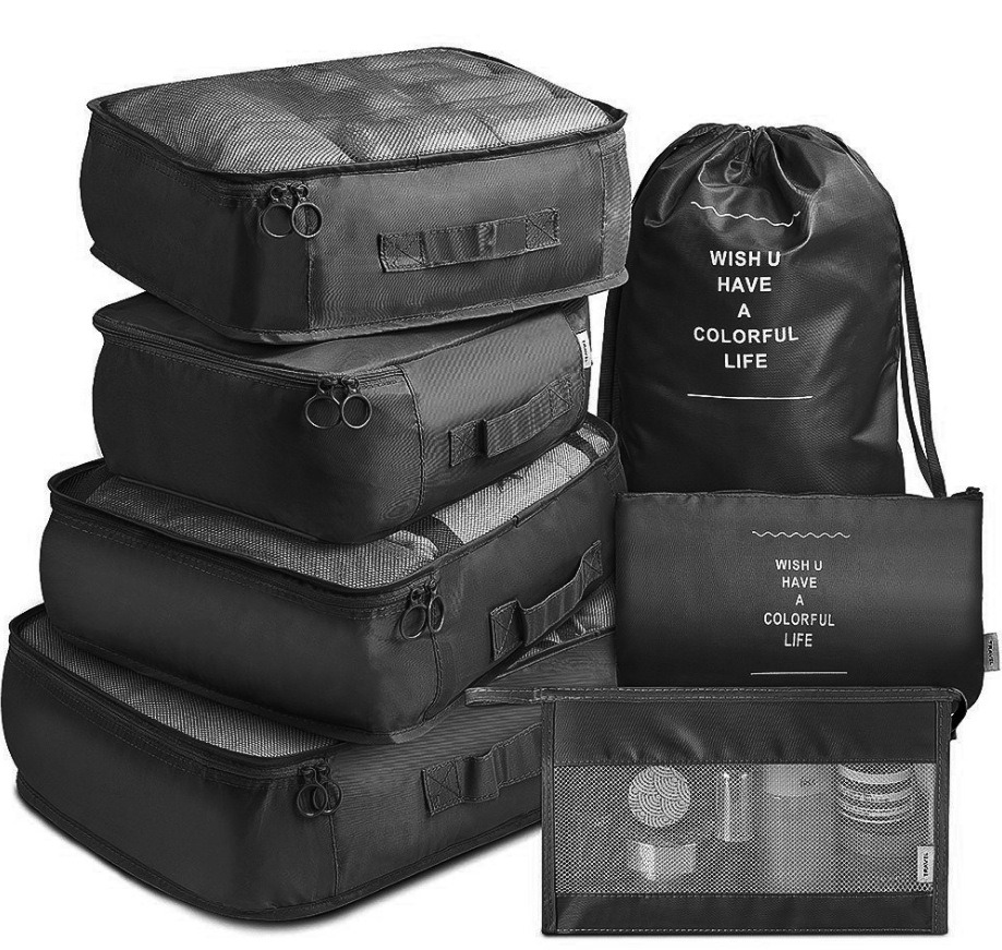 7개 접이식 여행용 정리 수납 가방 세트, 옷장 큐브, - Travel Accessories Organiser 리뷰 및 가격