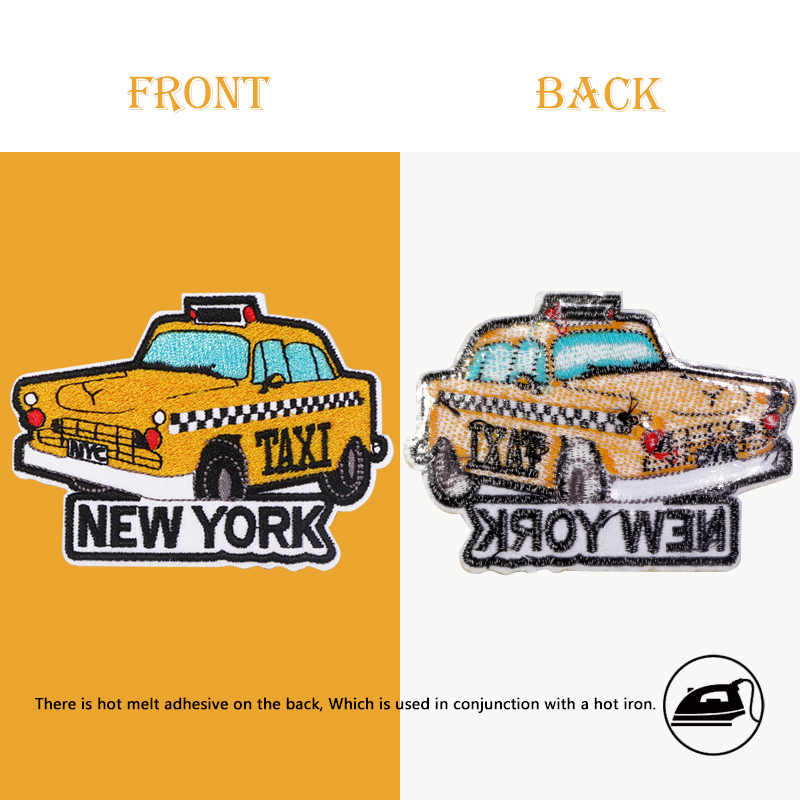 뉴욕 택시 여행 자수 패치, 뉴욕 시티 사인 배지, D - Travel Accessories New York 리뷰 및 가격