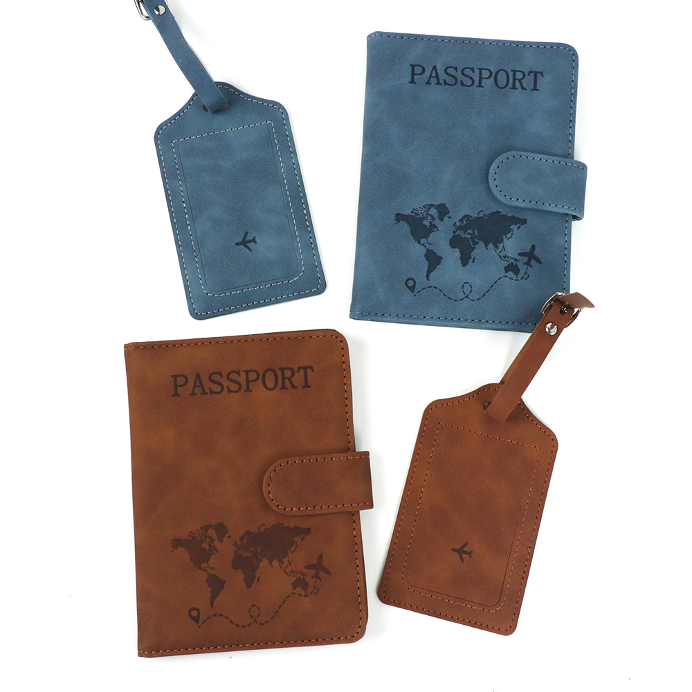 맞춤형 이름 자석 방지 여권북 PU 가죽 여권 홀더 러 - Travel Accessories Gift Set 리뷰 및 가격