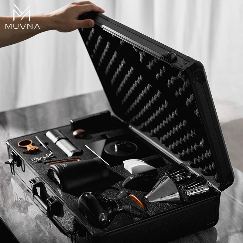MUVNA 13종 휴대용 커피 메이커, 푸어 오버 커피 - Travel Accessories Gift Set 리뷰 및 가격