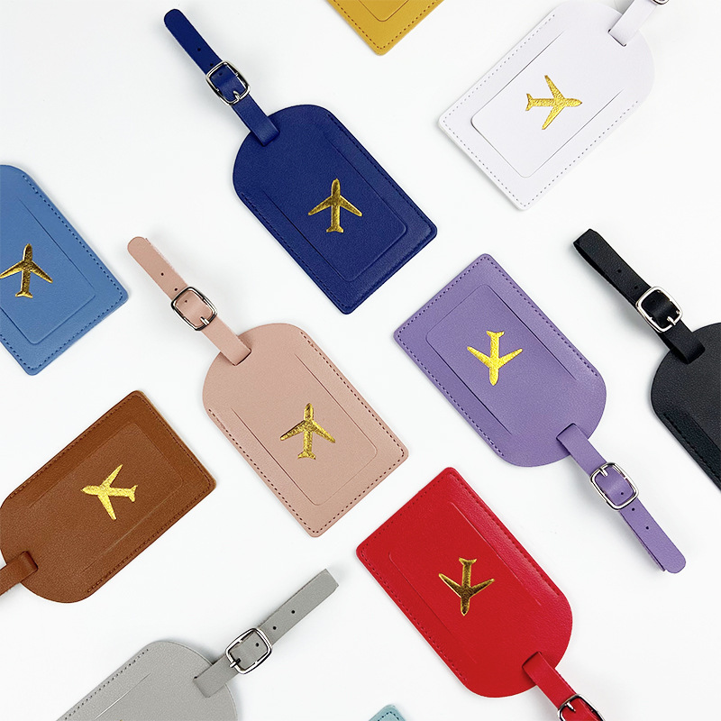 남녀공용 다채로운 PU 가죽 수하물 태그, 이름 ID  - Travel Accessories Bag For Men 리뷰 및 가격