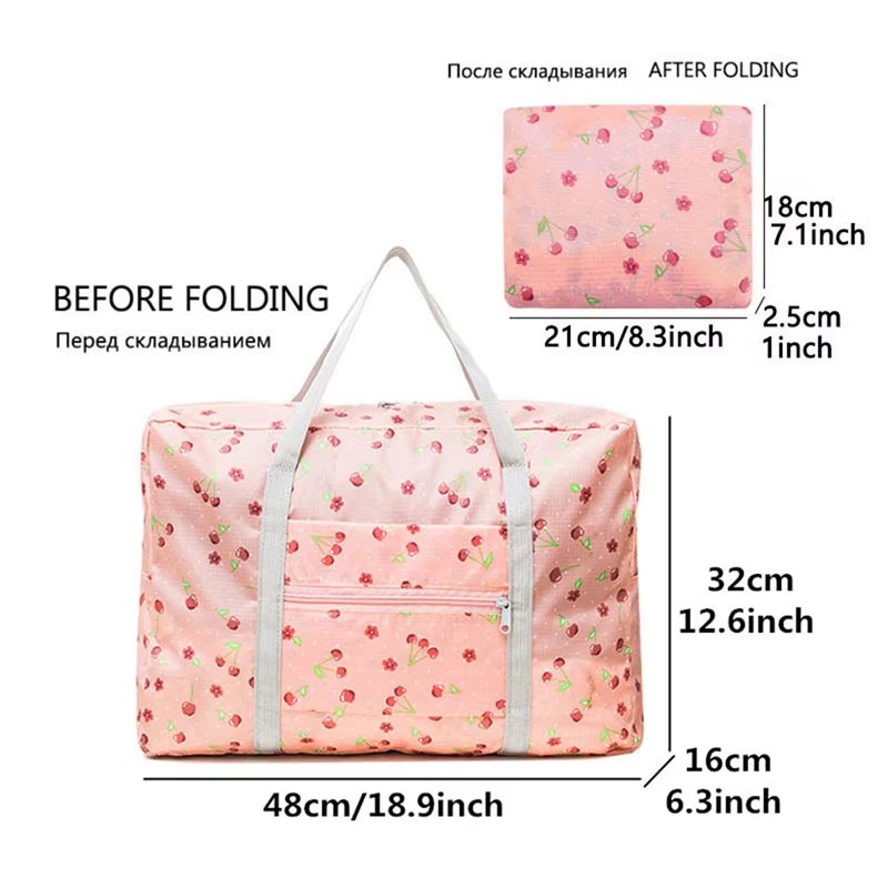 접이식 여행 가방 여성과 남성을 위한 대용량 나일론 방 - Travel Accessories Organiser 리뷰 및 가격