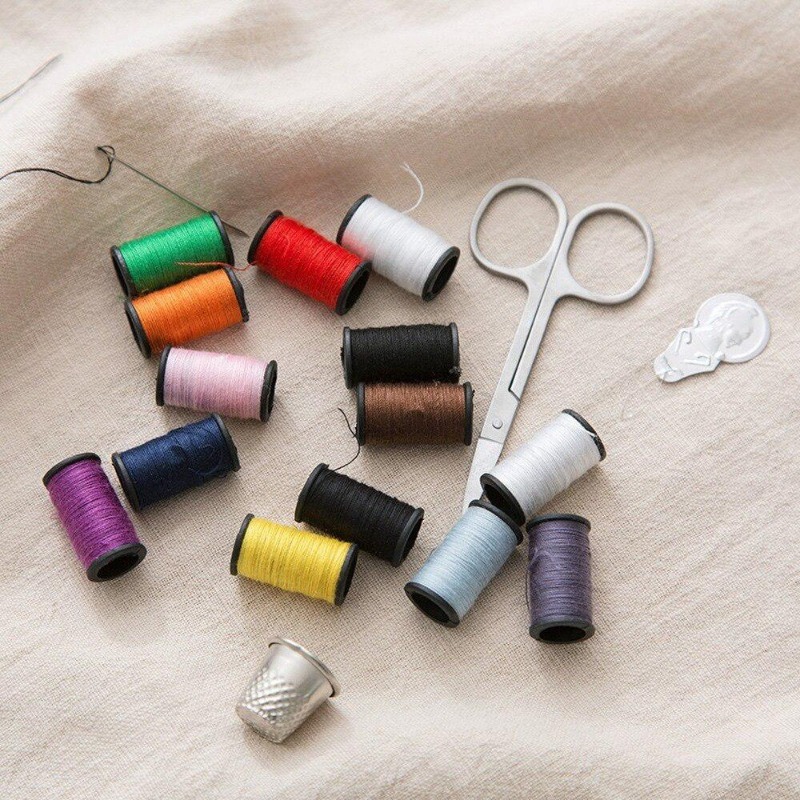 휴대용 재봉 키트 미니 여행 가정용 재봉 상자 세트,  - Travel Accessories Gift Set 리뷰 및 가격