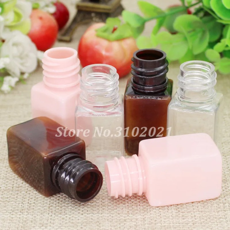 10/50/100pcs 10ml 앰버 PET 빈 플라스 - Travel Accessories Bottles 리뷰 및 가격