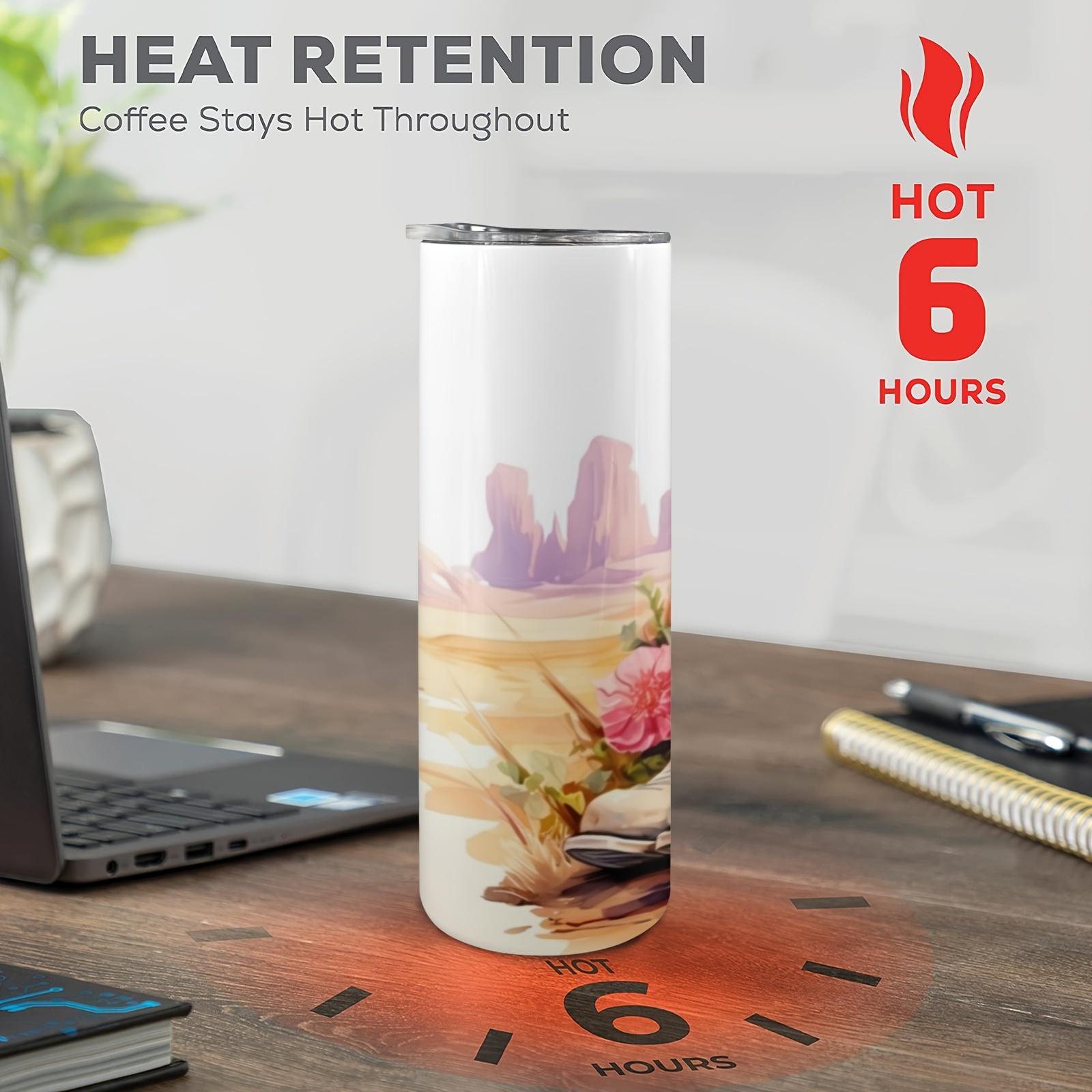 1개, 뚜껑과 빨대가 있는 텀블러, 20온스 스테인리스 - Travel Accessories Bottles 리뷰 및 가격