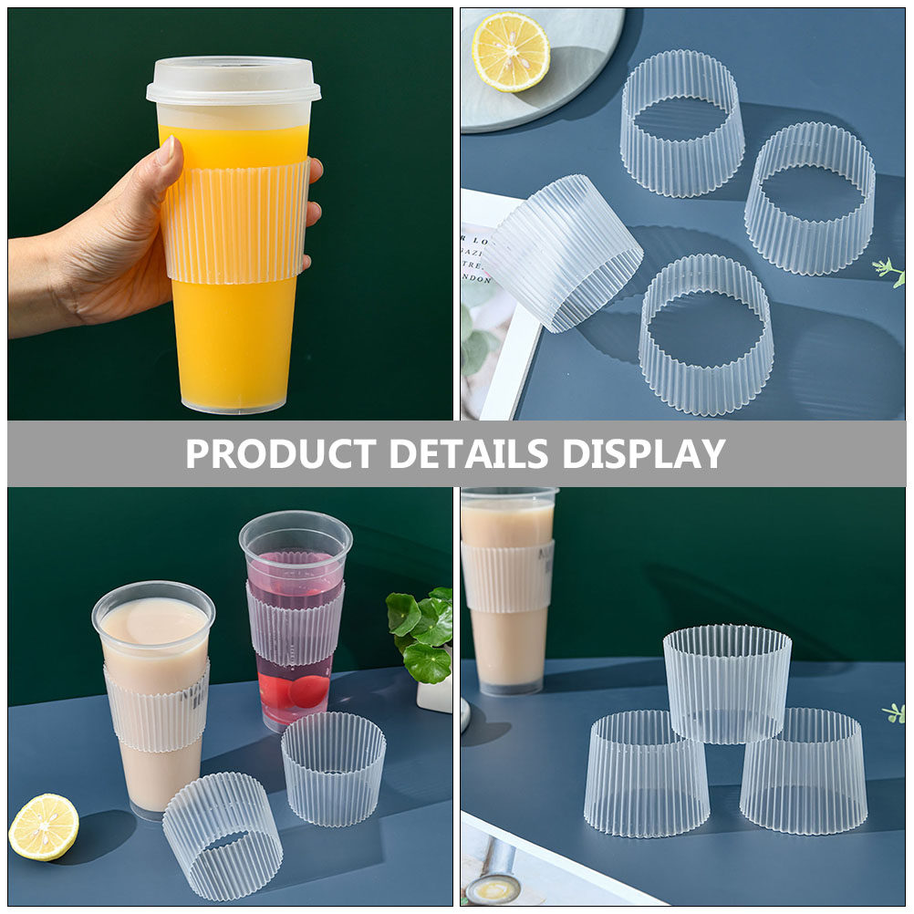 50pcs 컵 일회용 커피 휴대용 음료 슬리브 여행용  - Travel Accessories Bottles 리뷰 및 가격