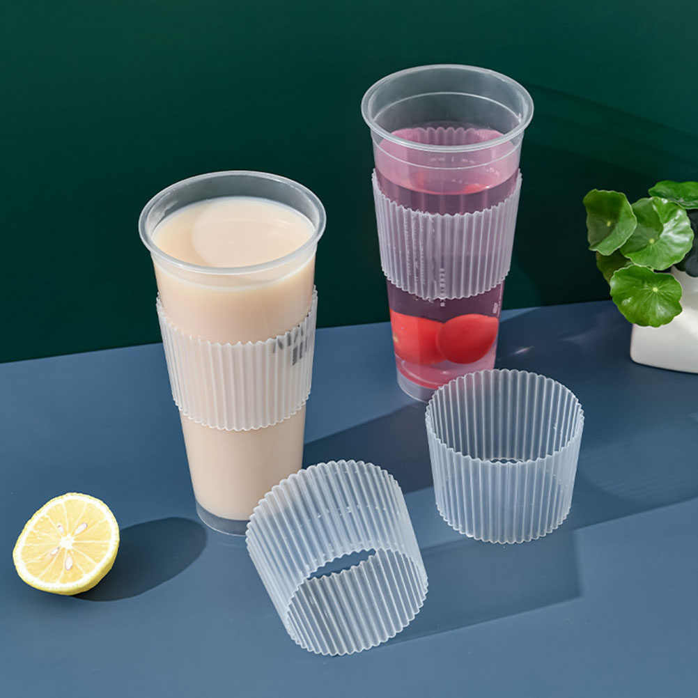 50pcs 컵 일회용 커피 휴대용 음료 슬리브 여행용  - Travel Accessories Bottles 리뷰 및 가격