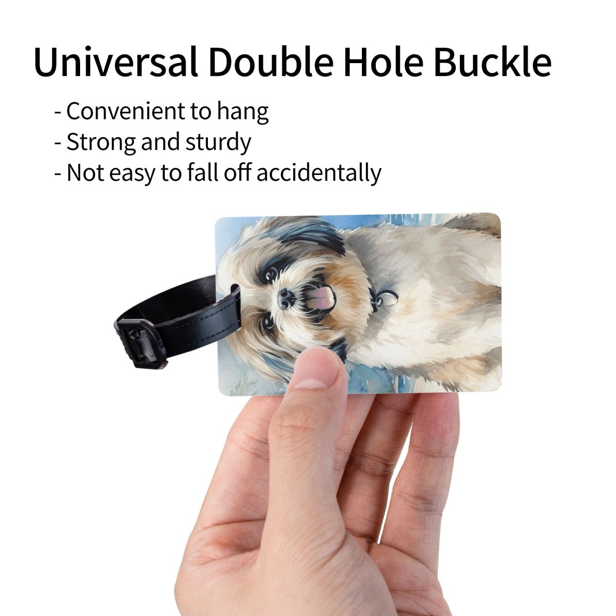 Shih Tzu On The Beach 수하물 태그 여 - Travel Accessories Name 리뷰 및 가격
