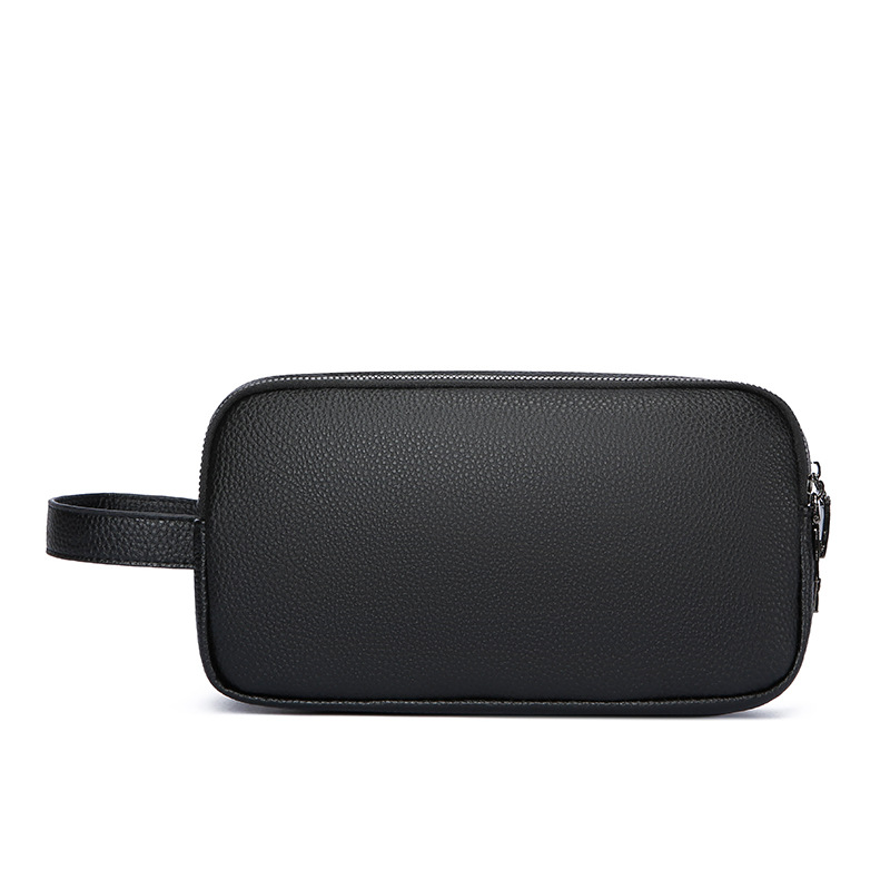 빈티지 남성용 핸드 클러치 백, 다층 지퍼 수납공간,  - Travel Accessories Bag For Men 리뷰 및 가격