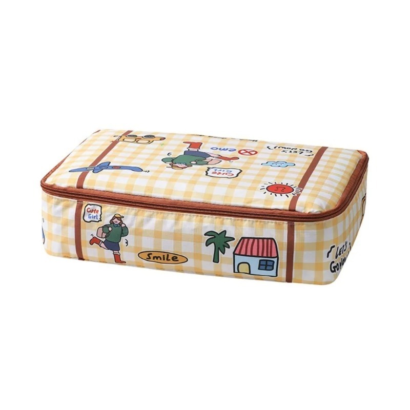 귀여운 만화 프린트 여행용 수납 가방, 지퍼 정리함,  - Travel Accessories Organiser 리뷰 및 가격