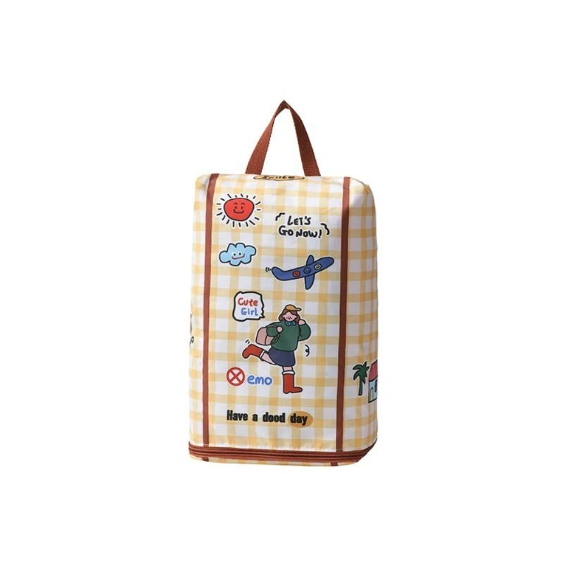 귀여운 만화 프린트 여행용 수납 가방, 지퍼 정리함,  - Travel Accessories Organiser 리뷰 및 가격
