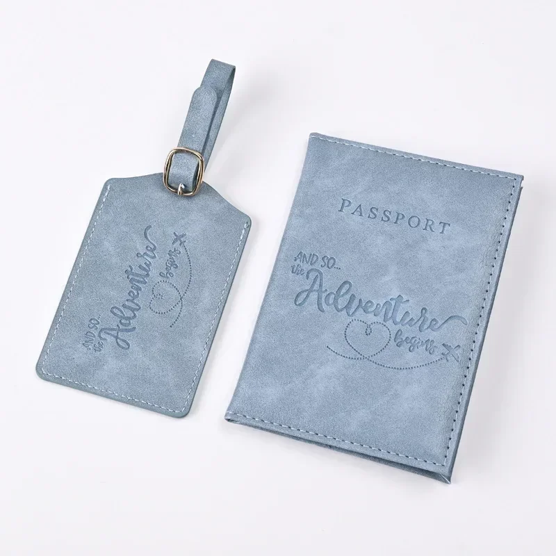 남녀공용 보라색 PU 가죽 여권 거치대, 티켓 클립,  - Travel Accessories Gift Set 리뷰 및 가격
