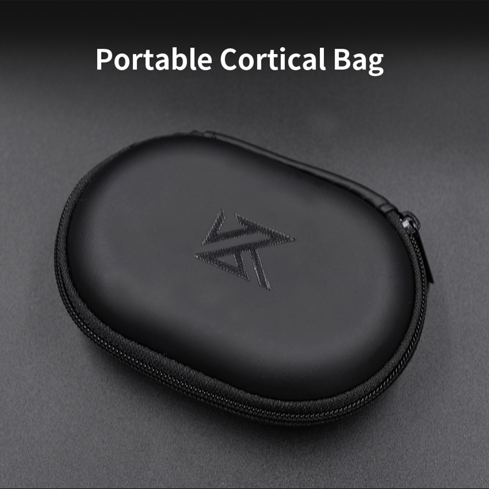 1-10PCS KZ 이어폰 케이스 PU 가죽 타원형 헤 - Travel Accessories Holder 리뷰 및 가격