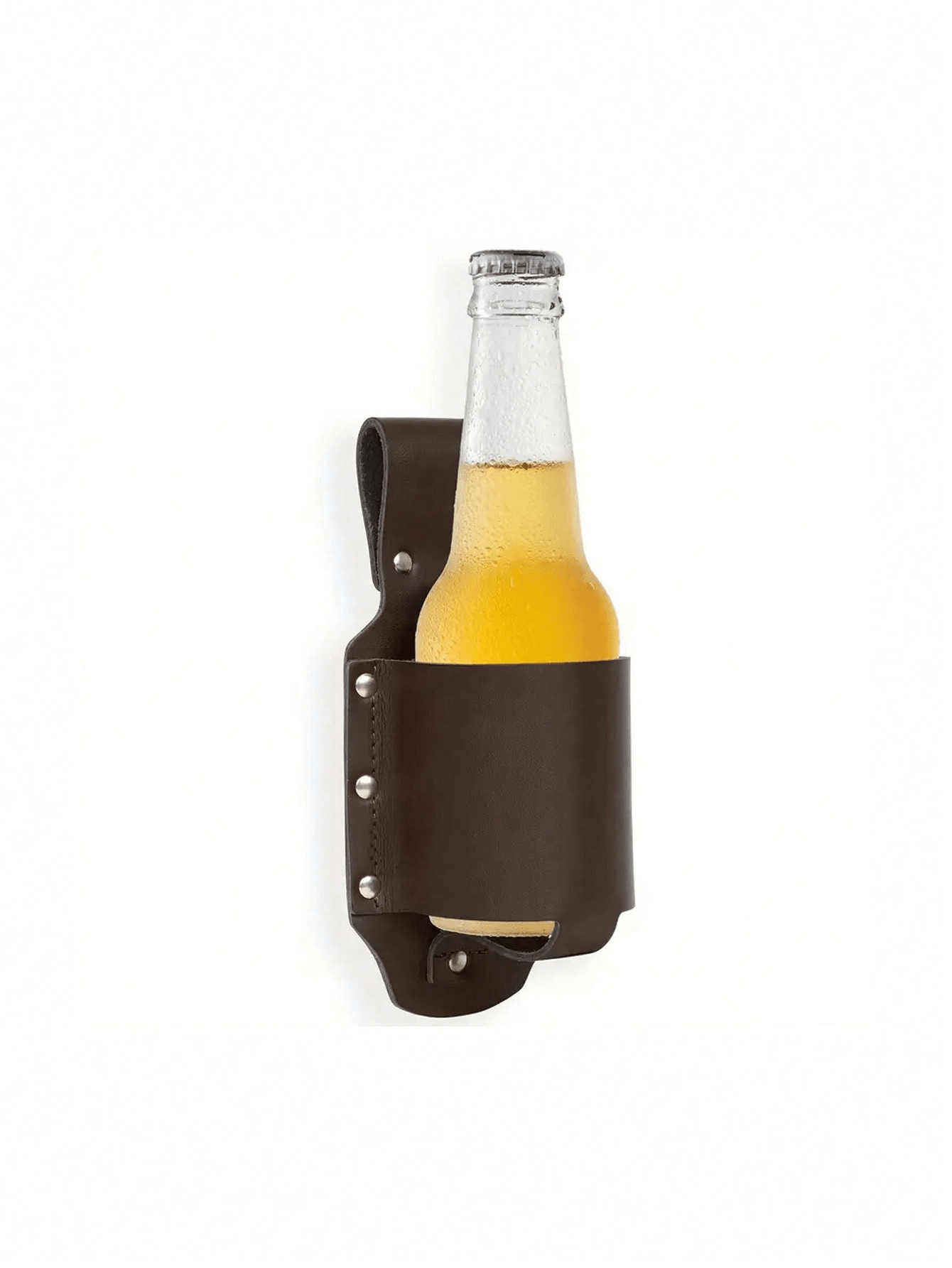 1pc 클래식 PU 가죽 병 홀더 벨트 허리 가방 맥주 - Travel Accessories Bottles 리뷰 및 가격