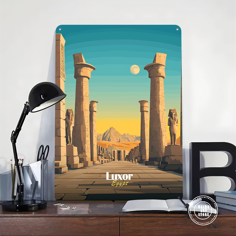 루크소르 이집트 여행 금속 포스터 팬들을 위한 완벽한  - Travel Accessories Egypt 리뷰 및 가격