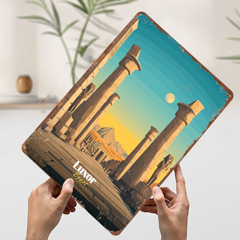 루크소르 이집트 여행 금속 포스터 팬들을 위한 완벽한  - Travel Accessories Egypt 리뷰 및 가격