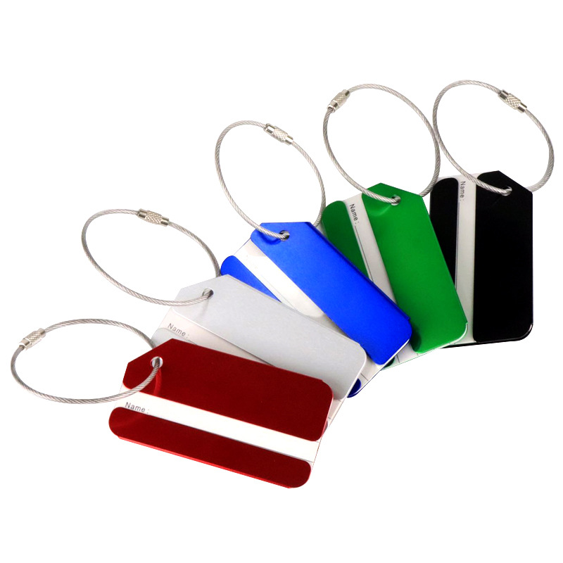 알루미늄 금속 러기지 태그 1개, 여행가방 배낭 이름  - Travel Accessories Name 리뷰 및 가격