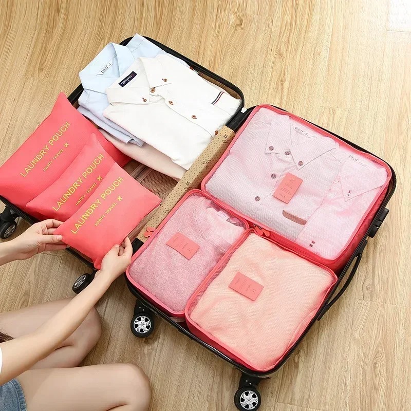 6종 세트 여행용 수납 가방, 여행 가방 정리 세트,  - Travel Accessories Gift Set 리뷰 및 가격