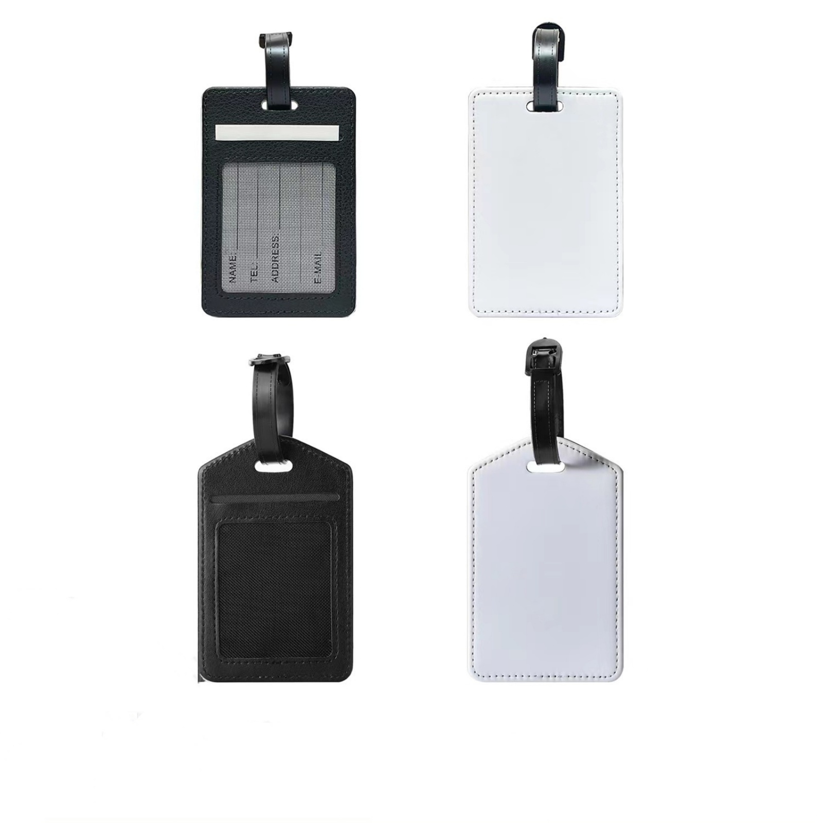 PU 가죽 승화 빈 여행 수하물 태그, 포켓 포함, D - Travel Accessories Name 리뷰 및 가격