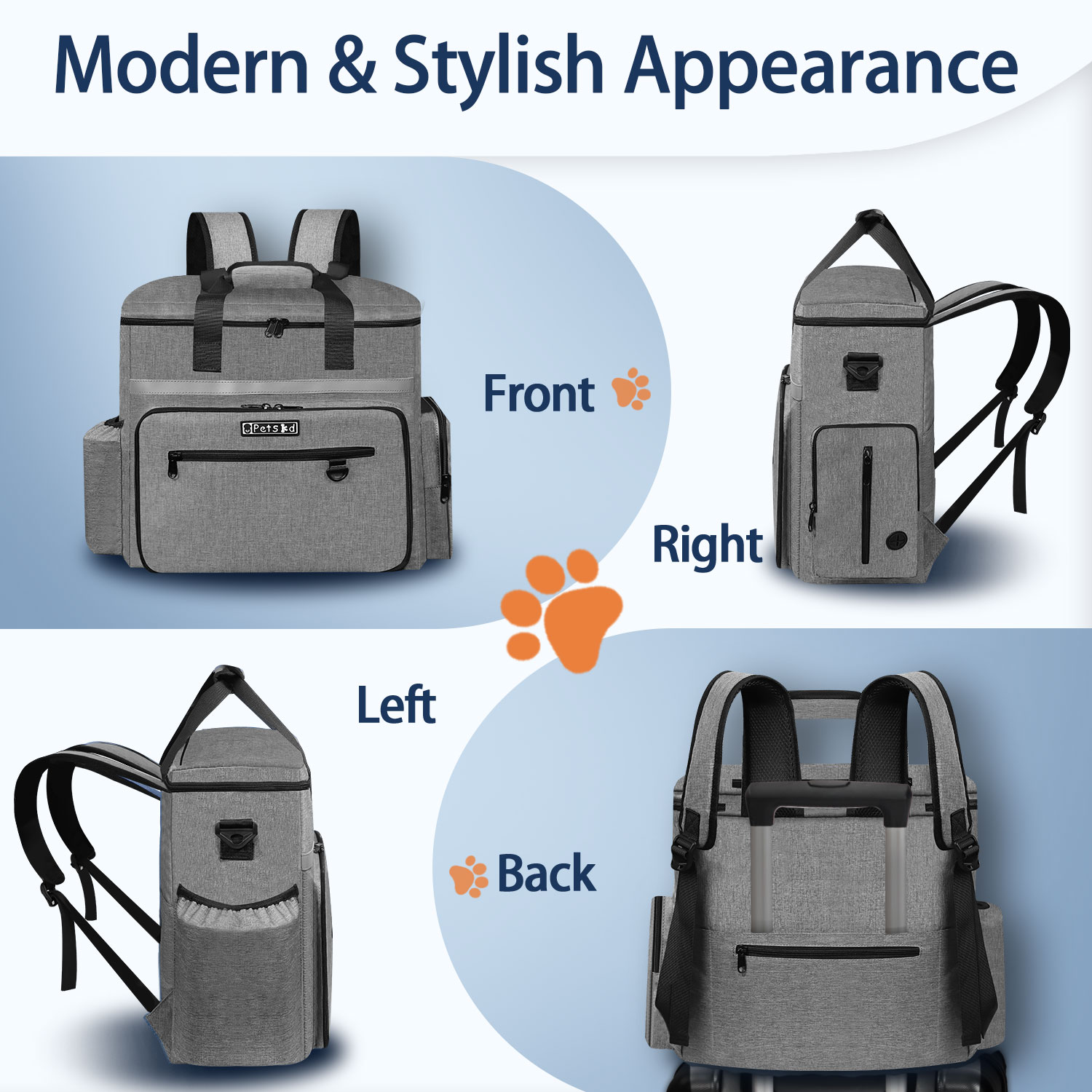 Petskd 야외 개 주최자 가방 그릇 세트 여행용 보 - Travel Accessories Organiser 리뷰 및 가격