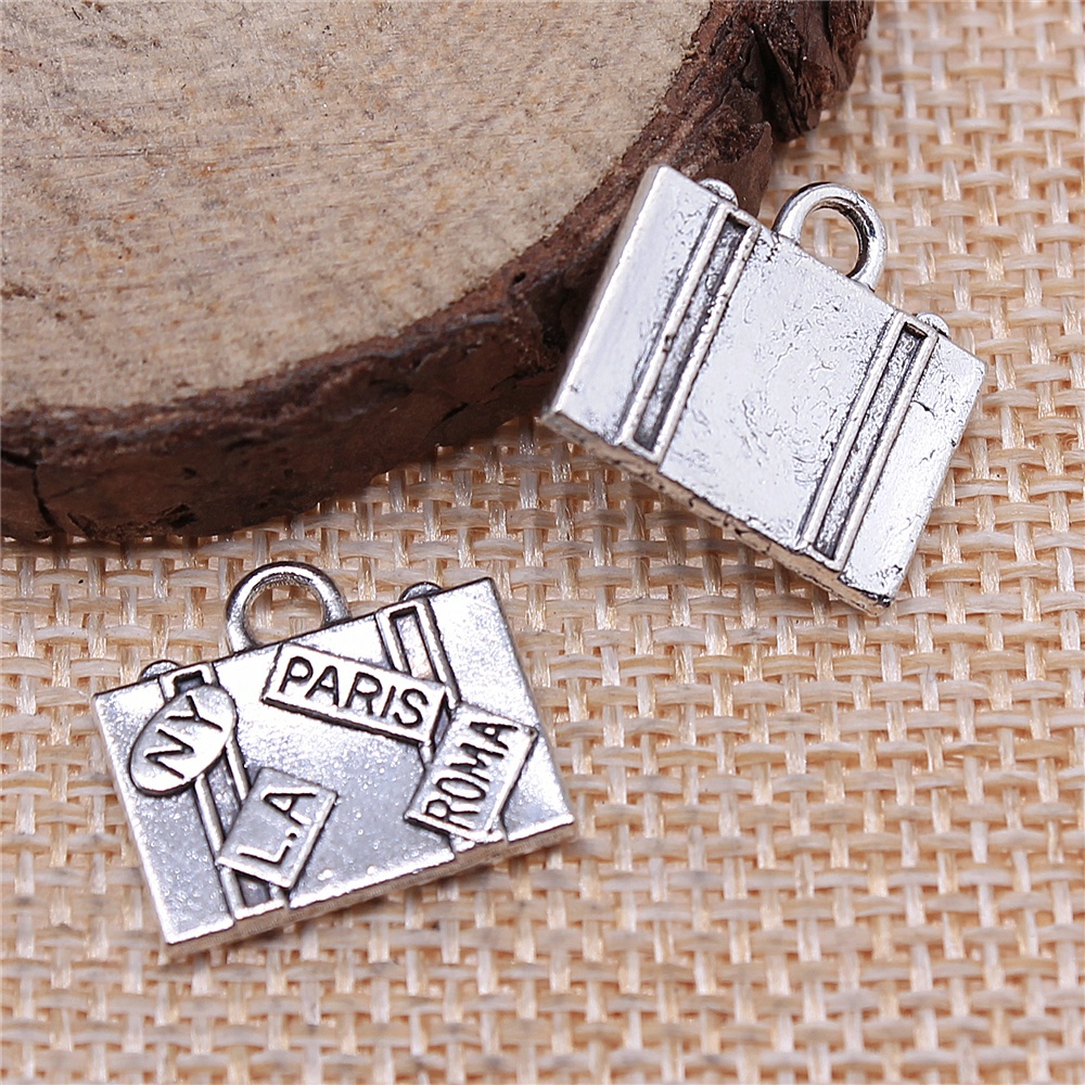 WYSIWYG 5pcs 15x16mm 매력 여행 가방  - Travel Accessories New York 리뷰 및 가격