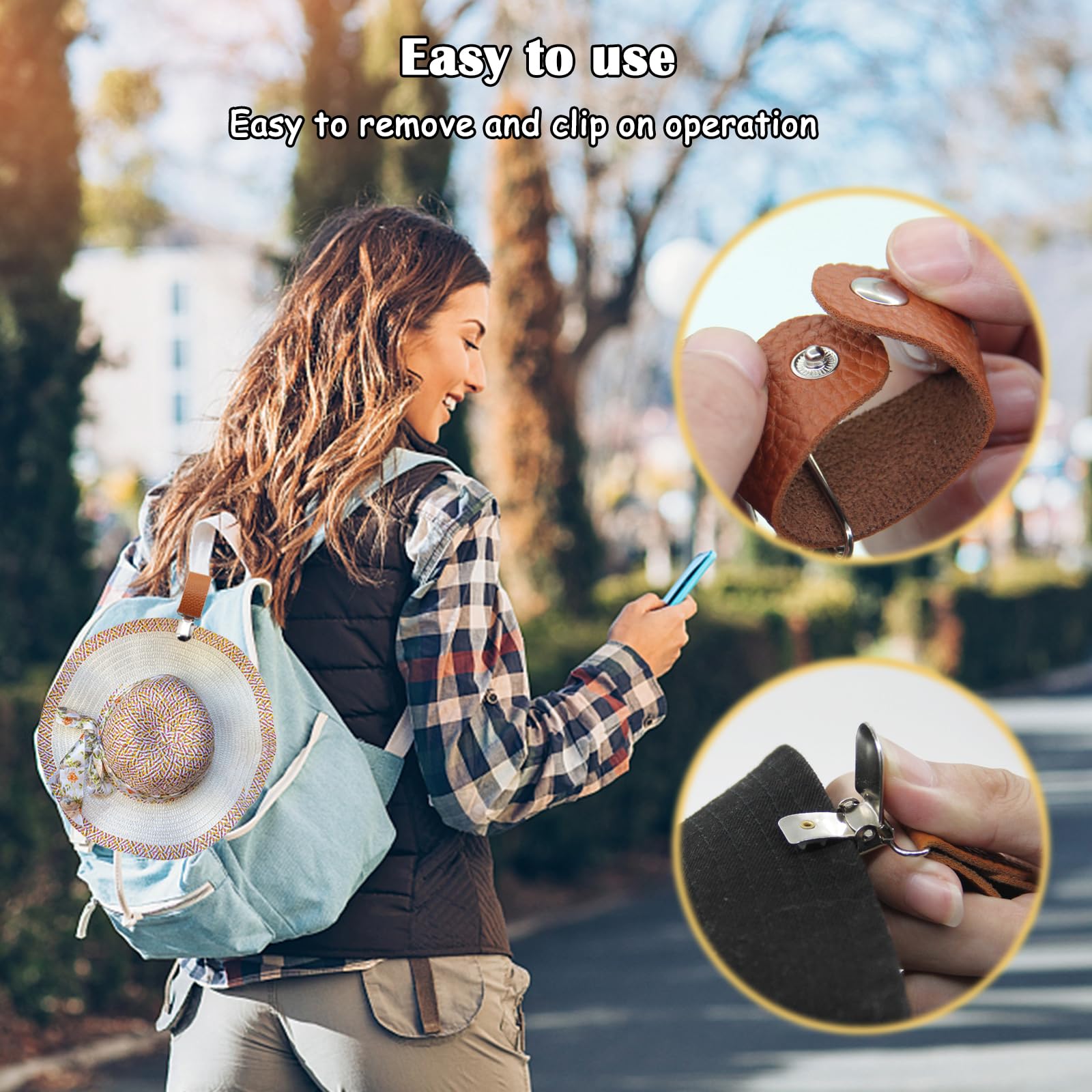 여행용 가방, 핸드백, 백팩에 걸 수 있는 PU 가죽  - Travel Accessories Holder 리뷰 및 가격