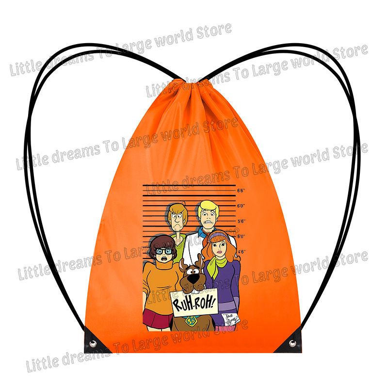 스쿠비 두 드로스트링 수납 가방 멋진 만화 개 포켓 백 - Travel Accessories Holder 리뷰 및 가격