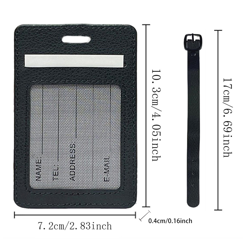 맞춤형 이름 표시 수하물 태그 PU 비행기 패스 식별  - Travel Accessories Name 리뷰 및 가격