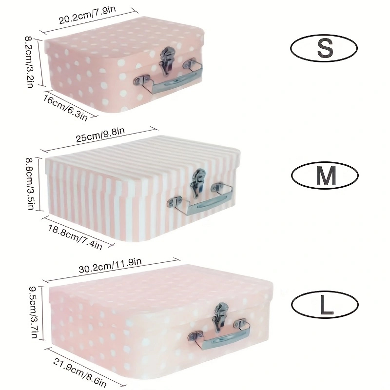 3pcs 빈티지 스타일 골판지 상자 선물 상자 세트 - - Travel Accessories Gift Set 리뷰 및 가격