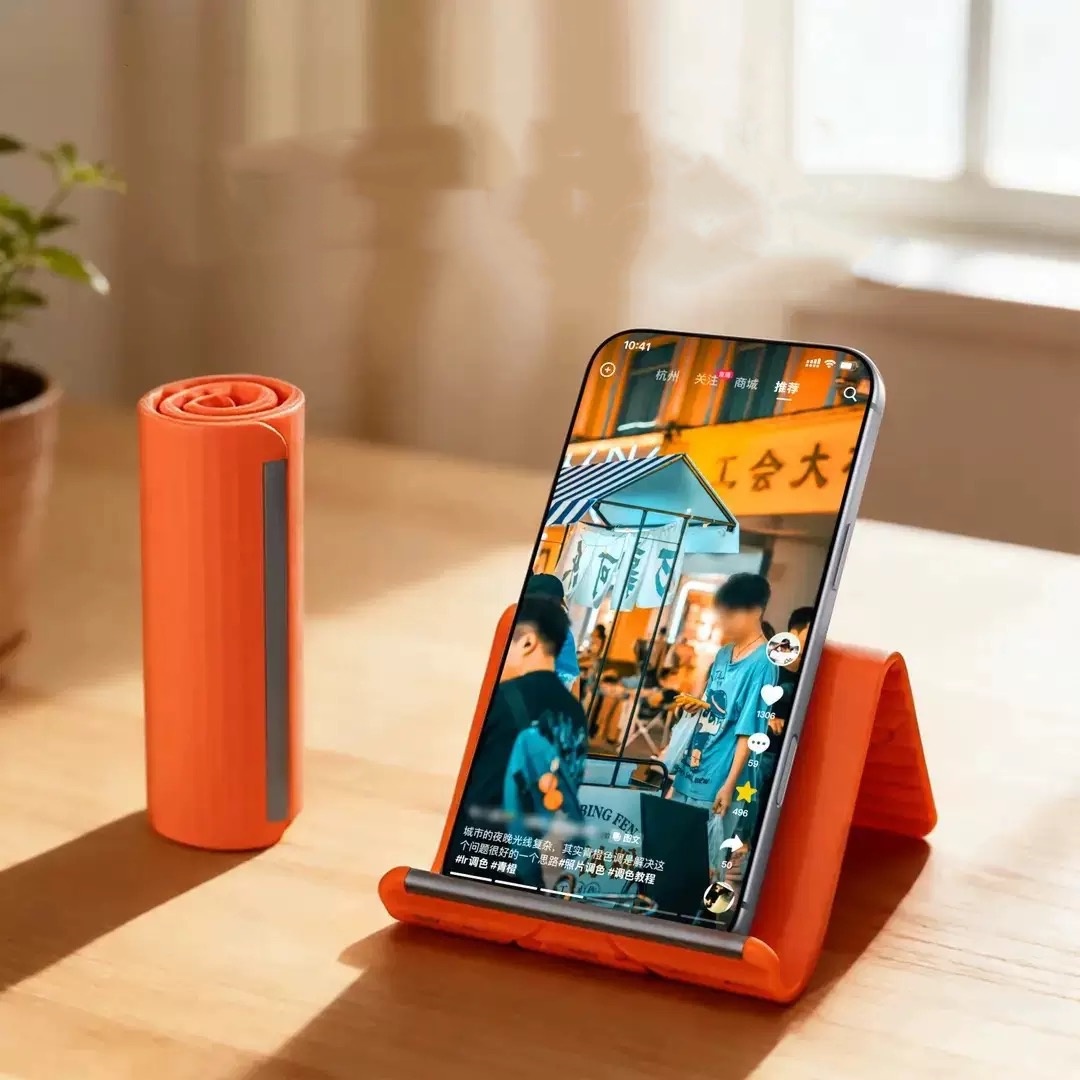 휴대용 실리콘 폰/태블릿/노트북 거치대, 창의적인 접이 - Travel Accessories Holder 리뷰 및 가격